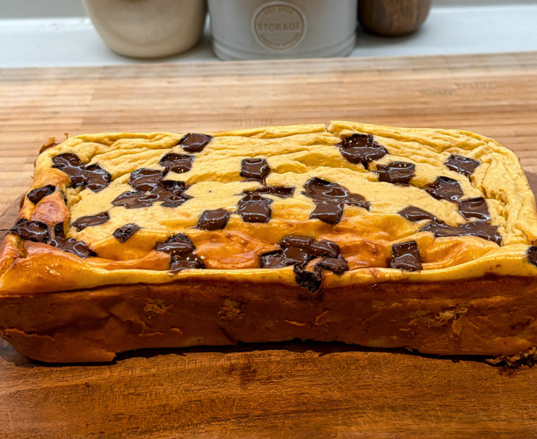 High-Protein Chocolate Chip Banana Bread